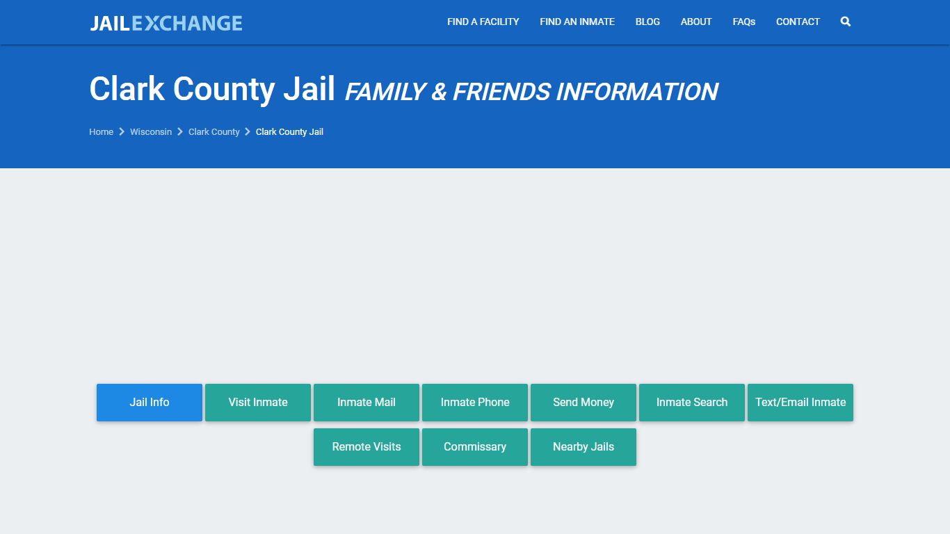 Clark County Jail WI | Booking, Visiting, Calls, Phone